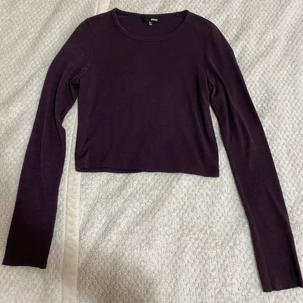 Aritzia Wilfred free Long Sleeve Top